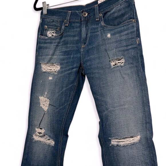 rag & bone ‘Doris x Boyfriend’ Cropped Raw Hem Jean - Picture 4 of 7